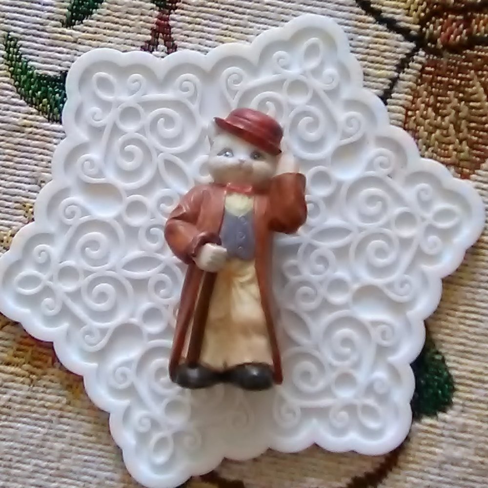 Cat in Derby Collectible